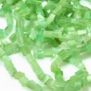 Cat Eye glass chips -  Gras groen